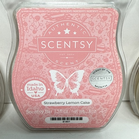 scentsy wax bars CAKE LOVERS BUNDLEx3. Cutie Pie, Cupcake, Strawberry Lemon. +1 - Picture 3 of 5